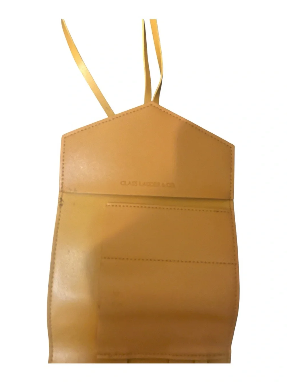 Glass Ladder and Co Katherine Tech Roll Up Honey Brown Folding Organizer Travel
